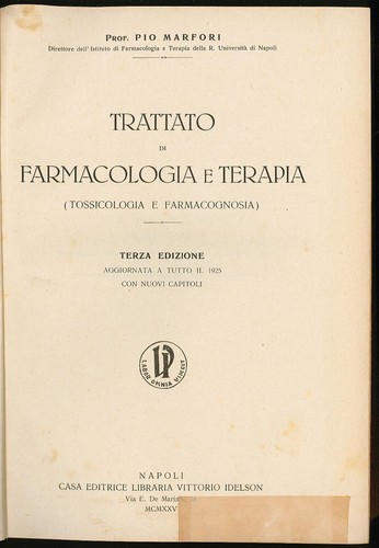 Trattato farmacologia e - farmacologia,