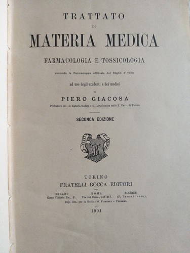 Trattato materia medica - trattato,