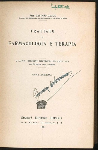 Trattato farmacologia e - trattato,